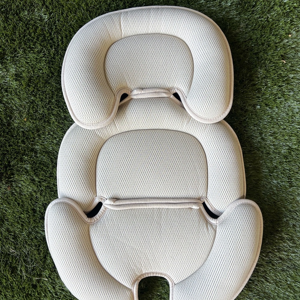 Cream Infant Car Seat Head Support